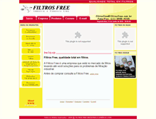 Tablet Screenshot of filtrosfree.com.br